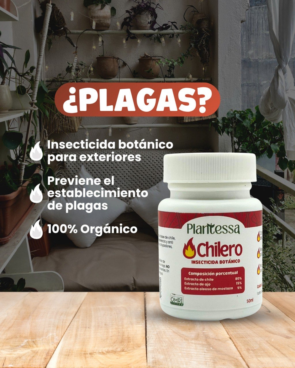 Chilero Insecticida botánico
