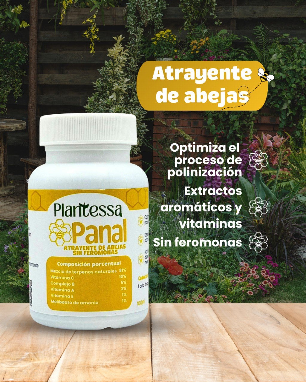 Panal Atrayente de abejas
