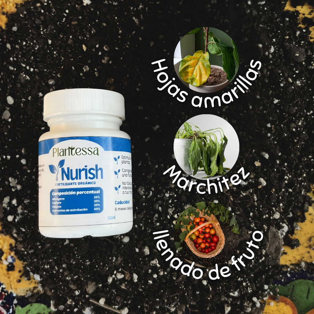 Nurish - Nutrición Inmediata (NPK 20-20-20 + Aminoácidos).